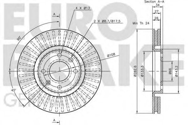 Disc frana 3
