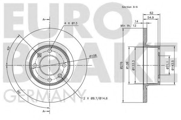Disc frana 3