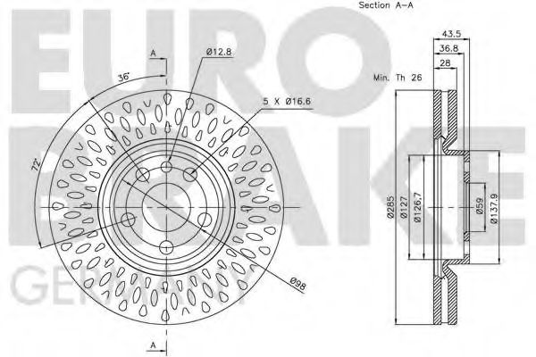 Disc frana 3