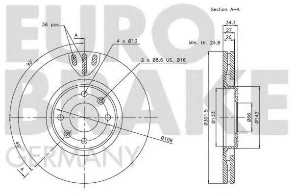 Disc frana 3