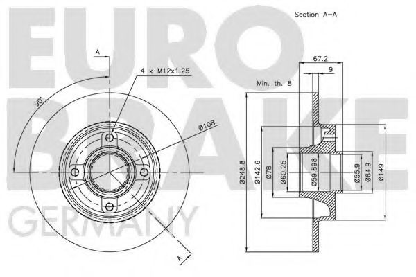 Disc frana 3