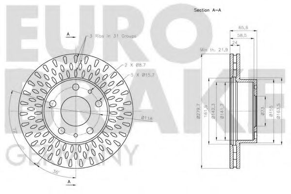 Disc frana 3