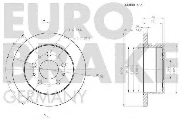 Disc frana 3