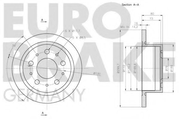 Disc frana 3
