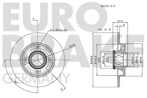 Disc frana 3