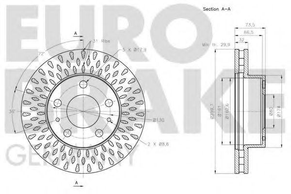 Disc frana 3