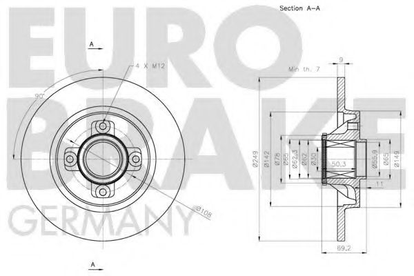 Disc frana 3