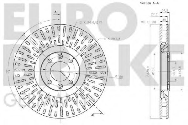 Disc frana 3