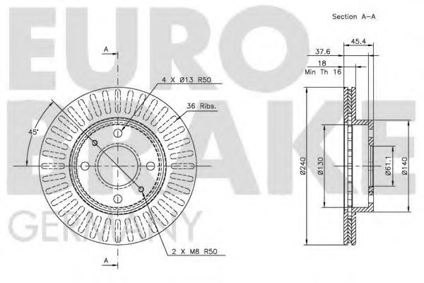 Disc frana 3