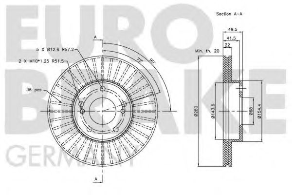 Disc frana 3