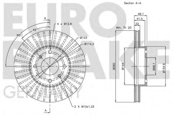 Disc frana 3