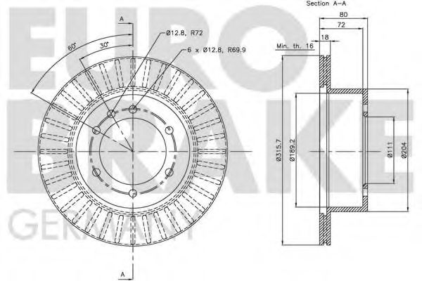 Disc frana 3