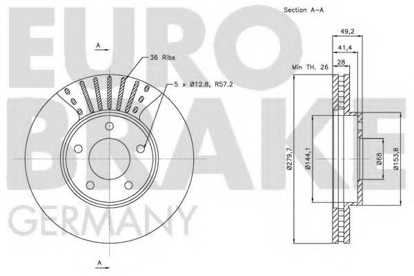 Disc frana 3