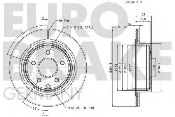 Disc frana 3
