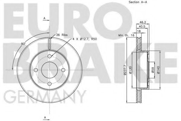 Disc frana 3