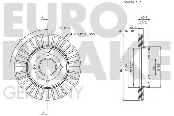 Disc frana 3