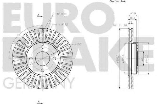 Disc frana 3