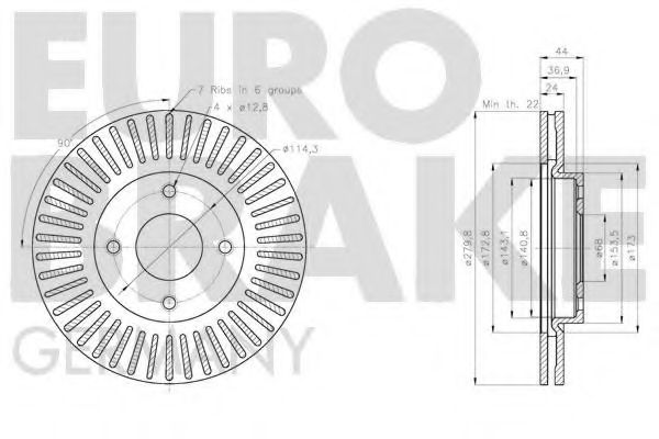 Disc frana 3