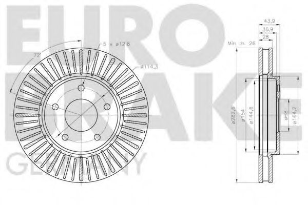 Disc frana 3