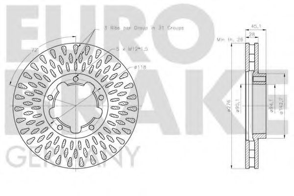 Disc frana 3