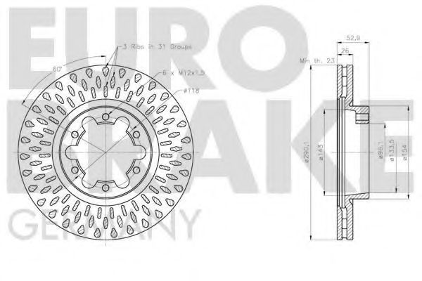 Disc frana 3
