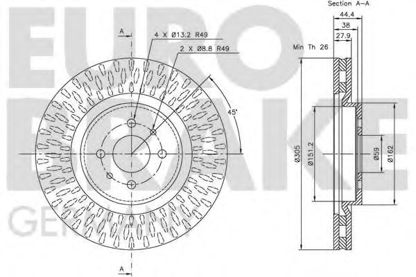 Disc frana 2