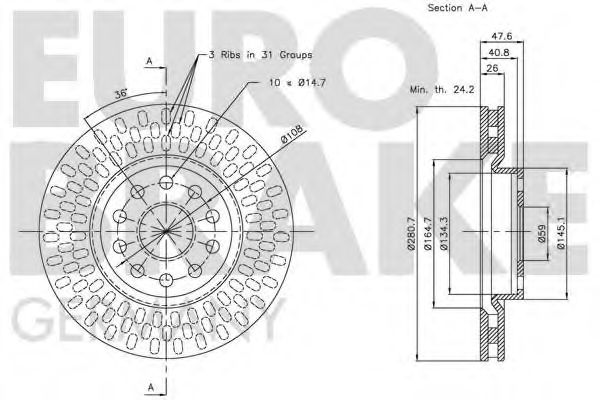 Disc frana 2
