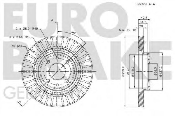 Disc frana 2