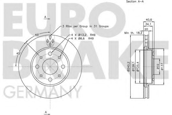 Disc frana 3