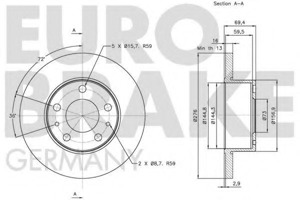 Disc frana 2