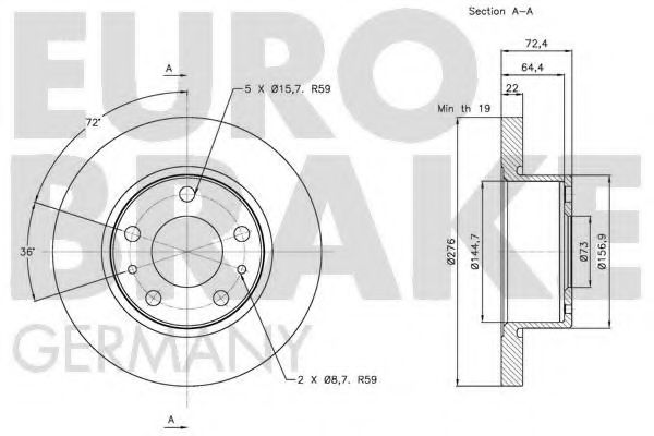 Disc frana 3