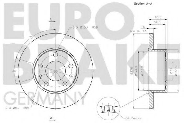 Disc frana 3