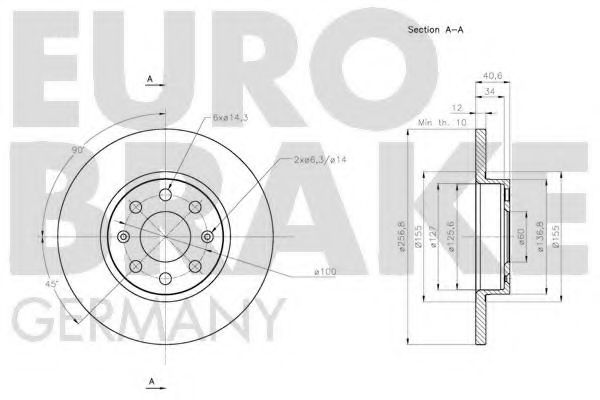 Disc frana 3