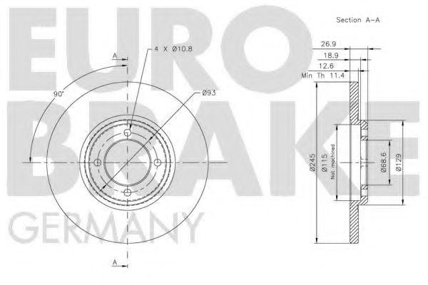 Disc frana 3