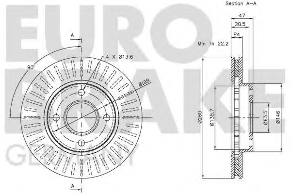 Disc frana 3