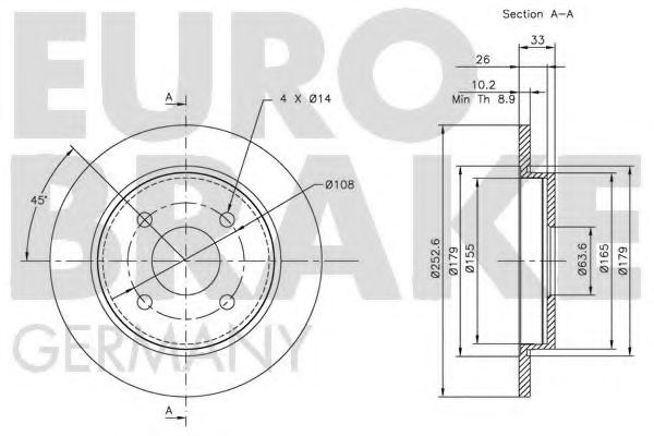 Disc frana 3