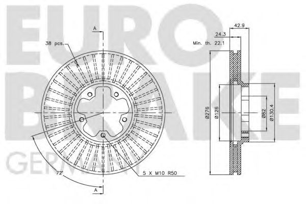 Disc frana 3