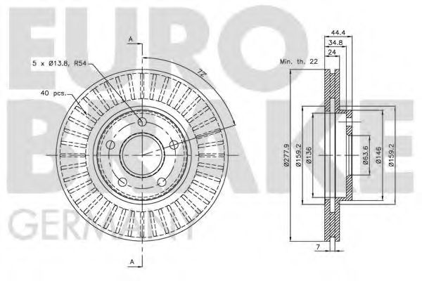 Disc frana 3