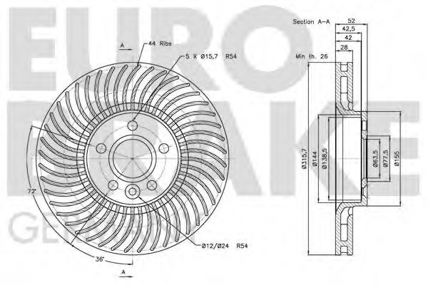 Disc frana 3