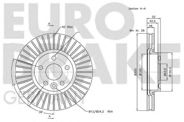 Disc frana 3
