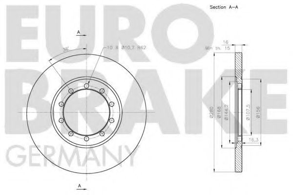 Disc frana 3