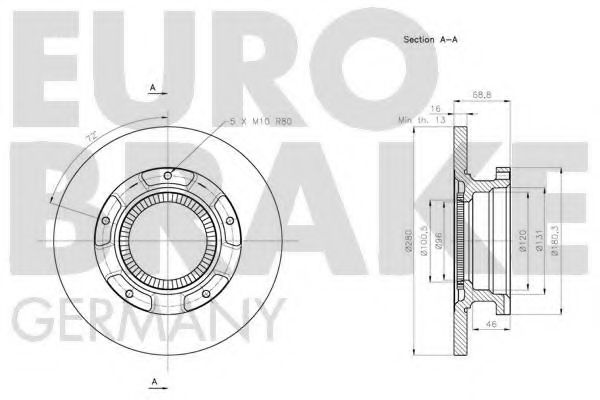 Disc frana 3
