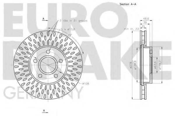 Disc frana 3