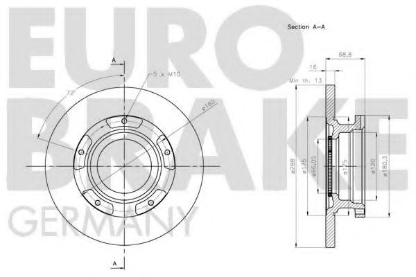 Disc frana 3