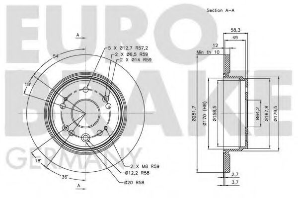 Disc frana 3