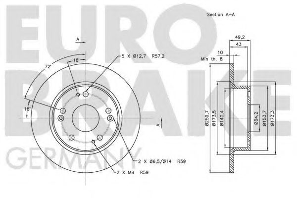 Disc frana 3