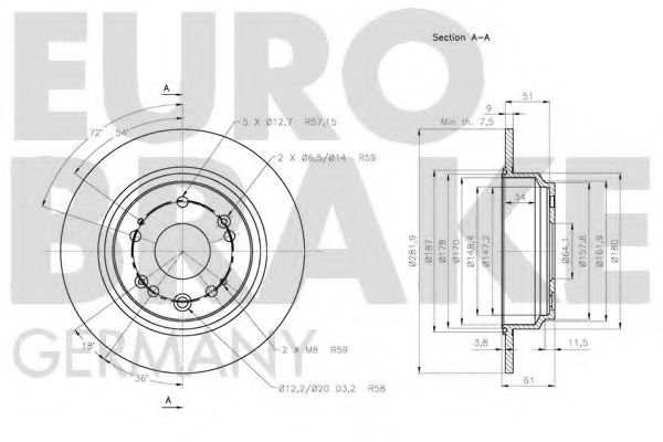 Disc frana 3