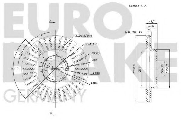Disc frana 2