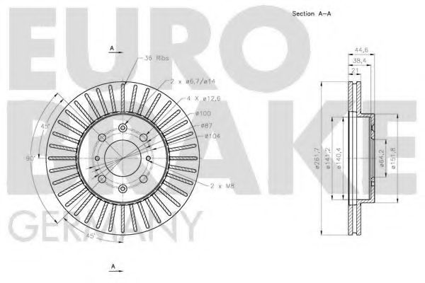 Disc frana 3