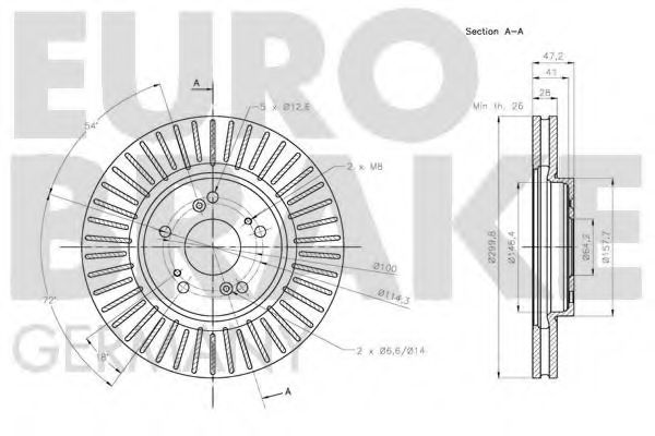 Disc frana 3
